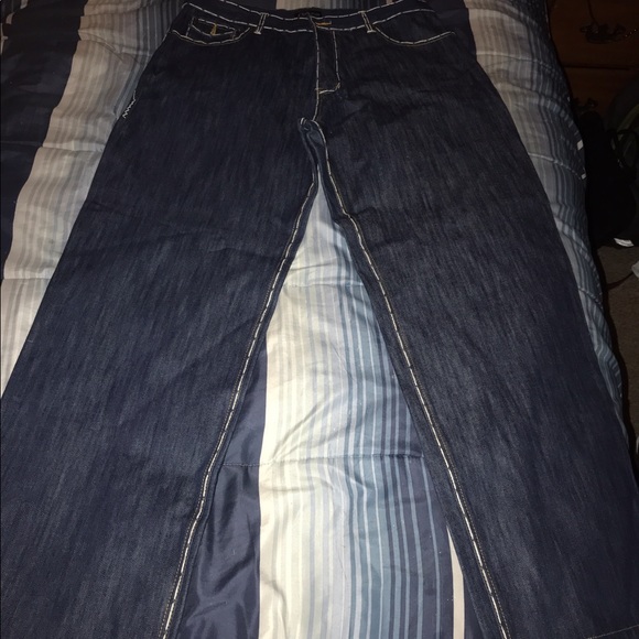 jean suit jacket and pants - Picture 2 of 3
